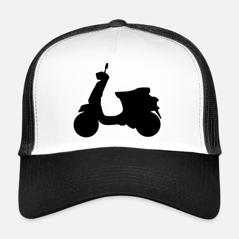 Scooters - Trucker Cap - white/black