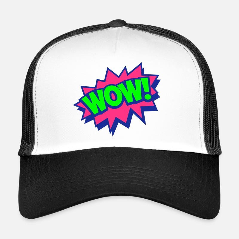 01 WOW Popart Star Trucker Cap