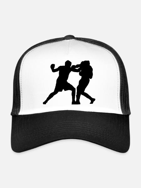 Boxers - Trucker Cap - white/black - Front
