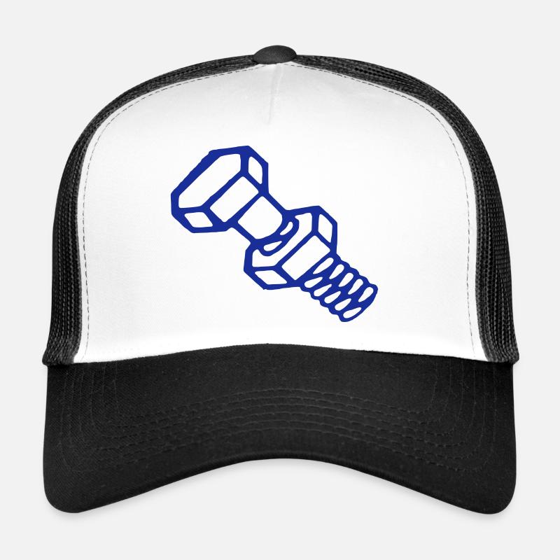 Screw - Trucker Cap - white/black