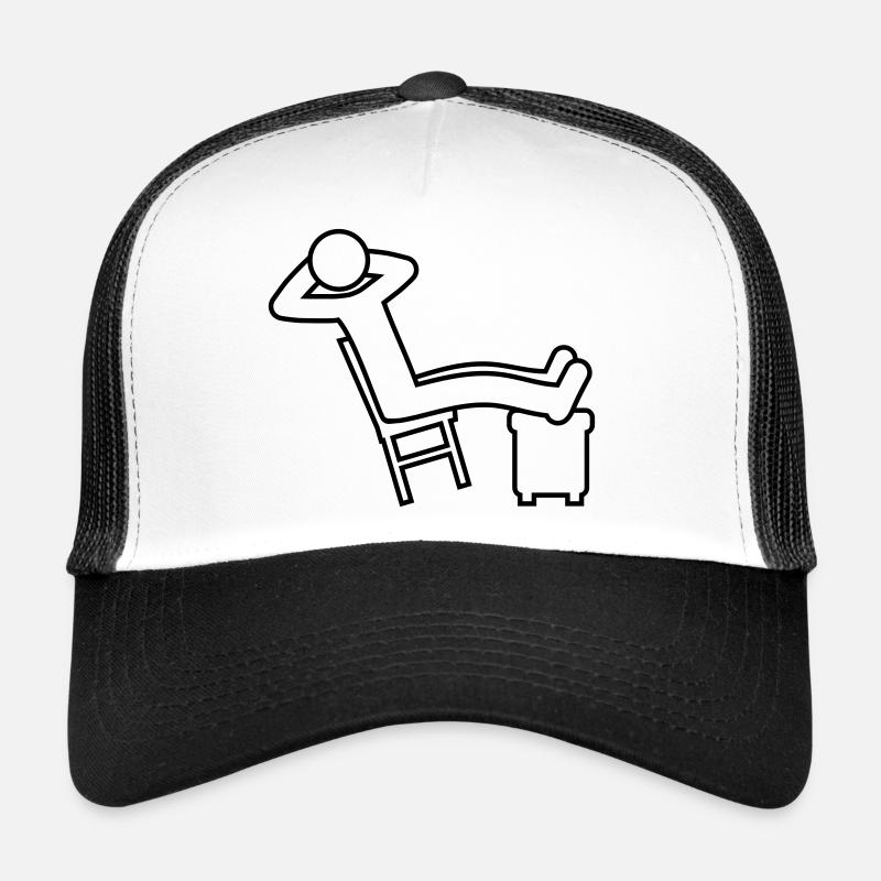 Icône de chaise Relax Man Casquette trucker 