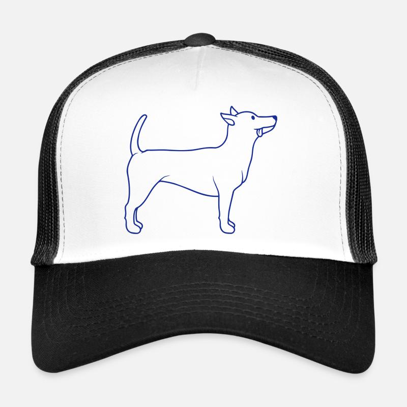 Cher chien tire la langue joyeusement Casquette trucker 