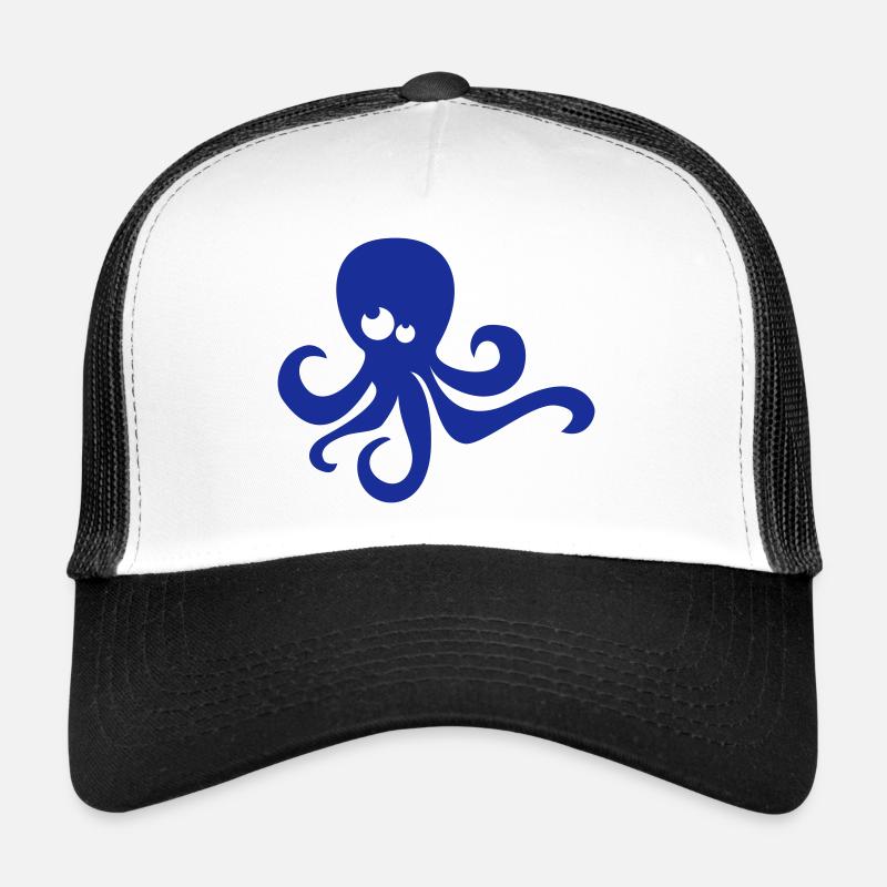 Octopus - Casquette trucker  - blanc/noir