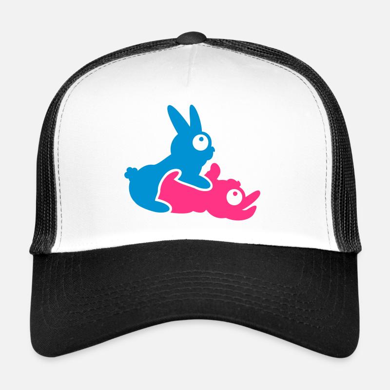 Kamasutra-lapins / kamasutra rabbits (B, 2c) Casquette trucker 