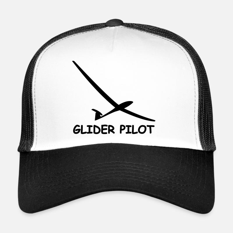 glider pilot - Trucker Cap - white/black
