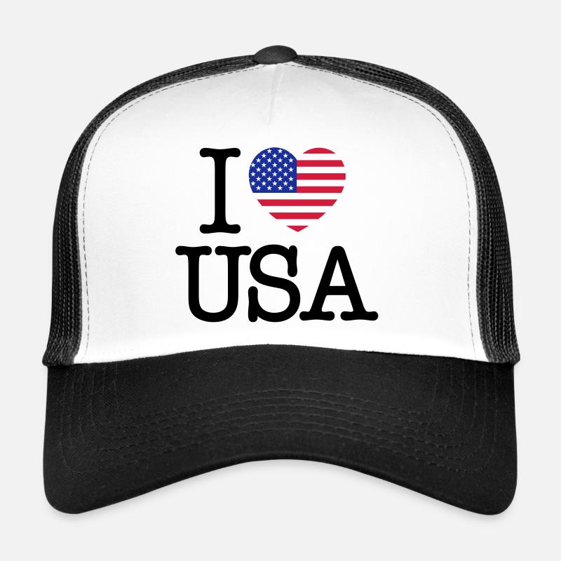 I Love USA Casquette trucker 