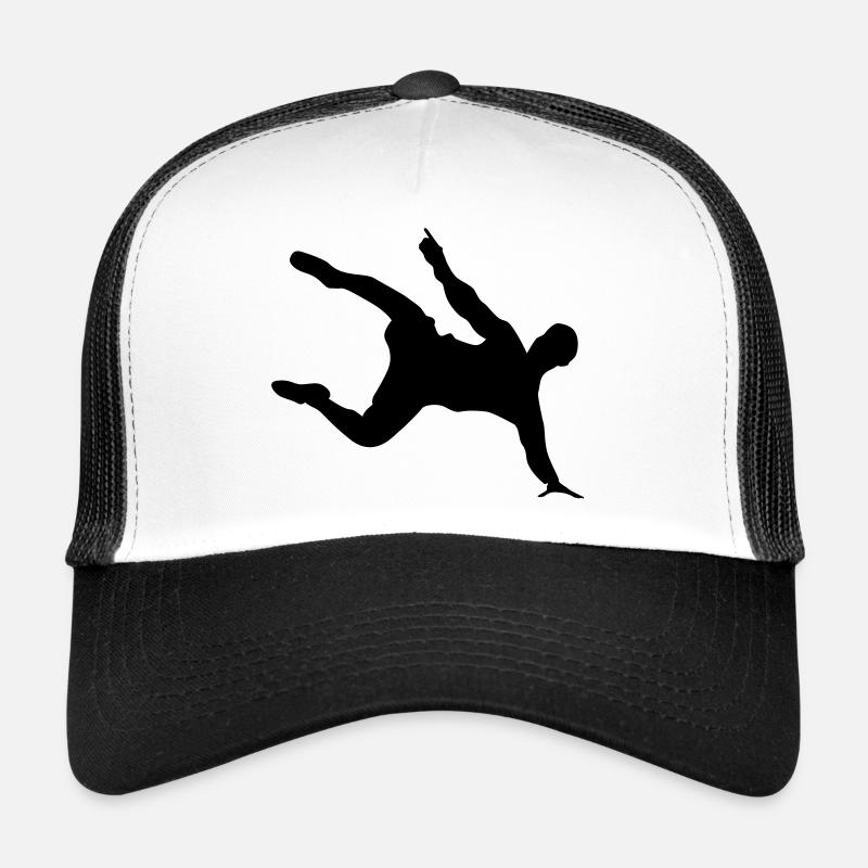 Breakdancer - Casquette trucker  - blanc/noir
