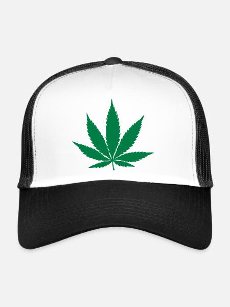 Hemp - Trucker Cap - white/black - Front