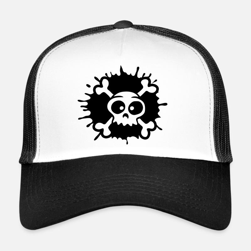 skull fun pirat dead flag humor Trucker Cap