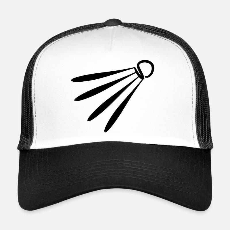 Abstract Badminton Casquette trucker 