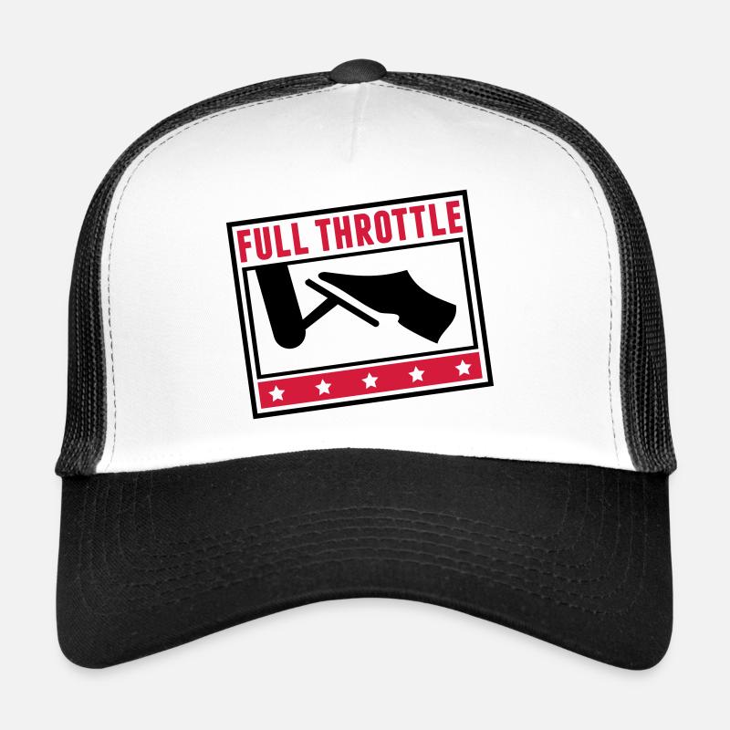 full_throttle_pi2 Trucker Cap