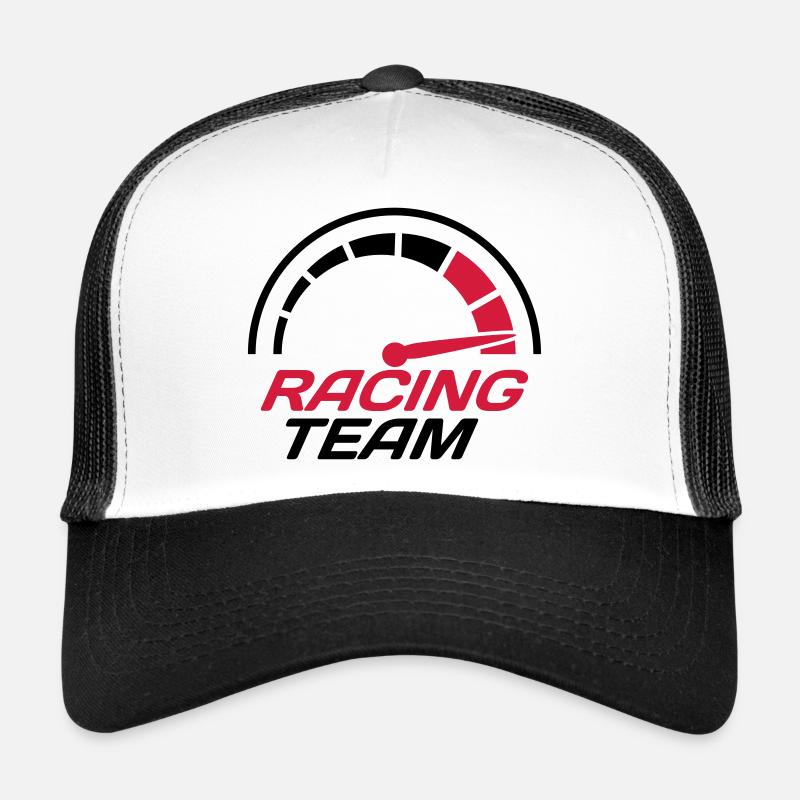 Racing team speedometer quick lawn Trucker Cap