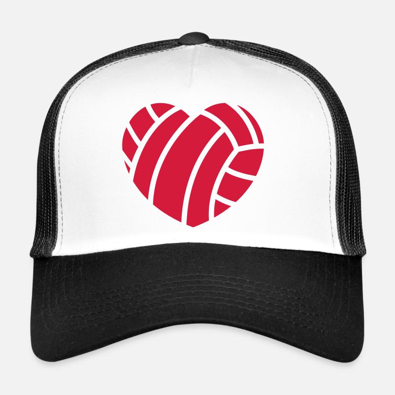 volleyball - Trucker Cap - Weiß/Schwarz