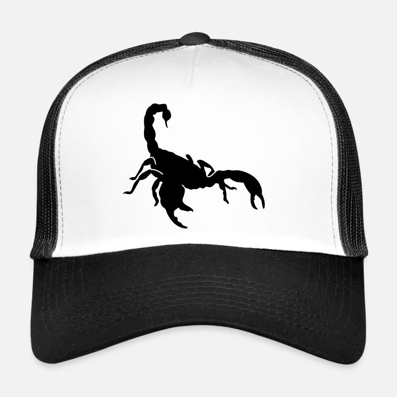 scorpion - Trucker Cap - white/black