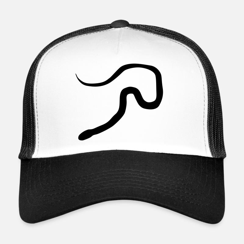 schlange silhouette Trucker Cap