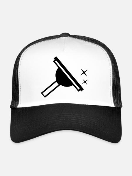 Fenster Reiniger Window Cleaner - Trucker Cap - white/black - Front