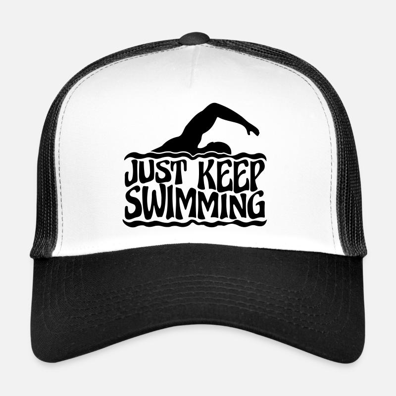 Just Keep Swimming Trucker Cap