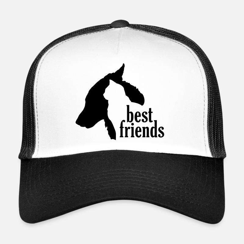 Chien Chat Meilleurs Amis Fidèle Compagnon Compagnon Casquette trucker 
