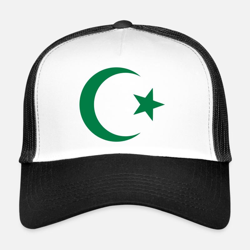 Étoile et croissant Casquette trucker 