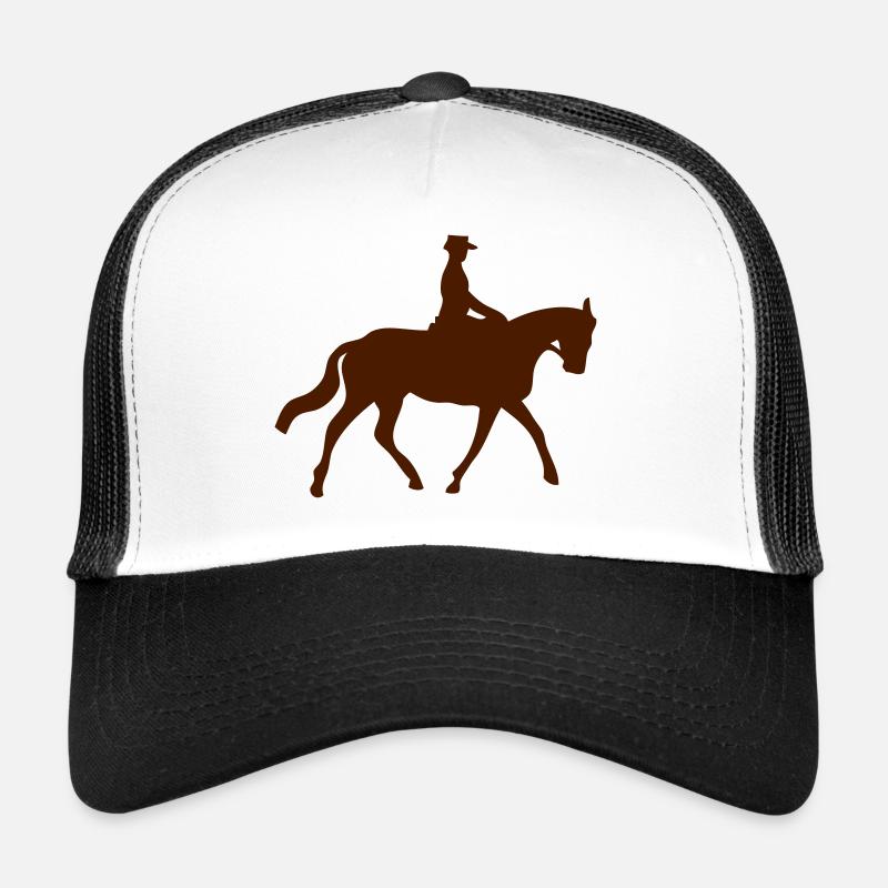 sport equitation - Casquette trucker  - blanc/noir