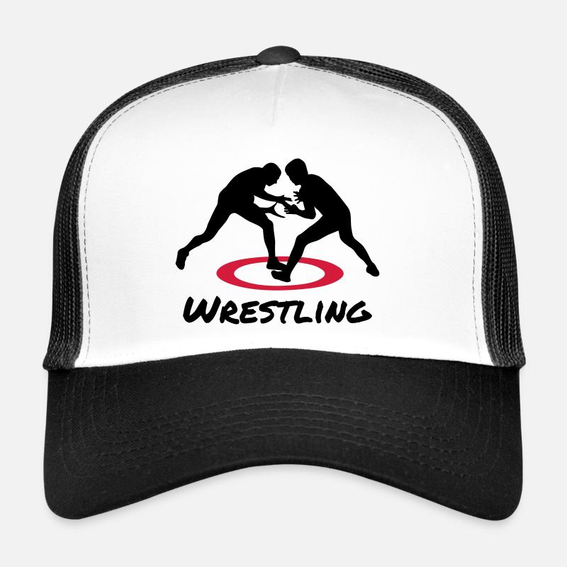 Wrestling - Casquette trucker - blanc/noir