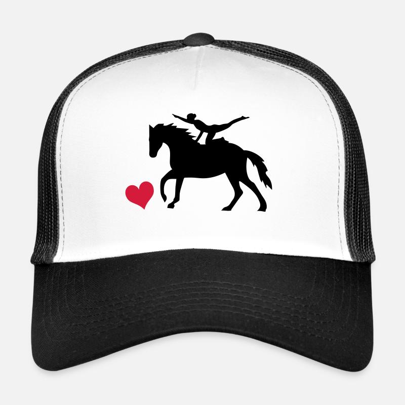 Voltigieren - Trucker Cap - Weiß/Schwarz
