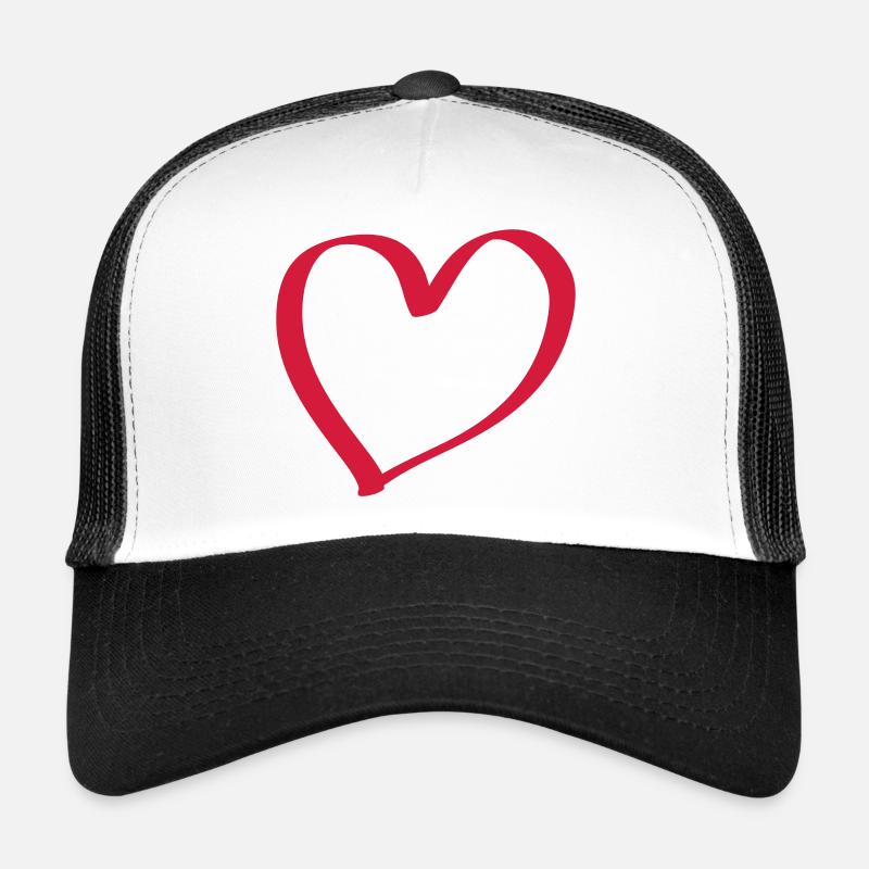 cœur Casquette trucker 