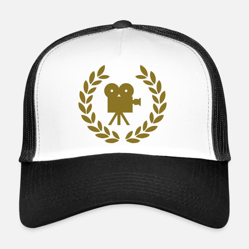 kino kamera deluxe - Trucker Cap - Weiß/Schwarz