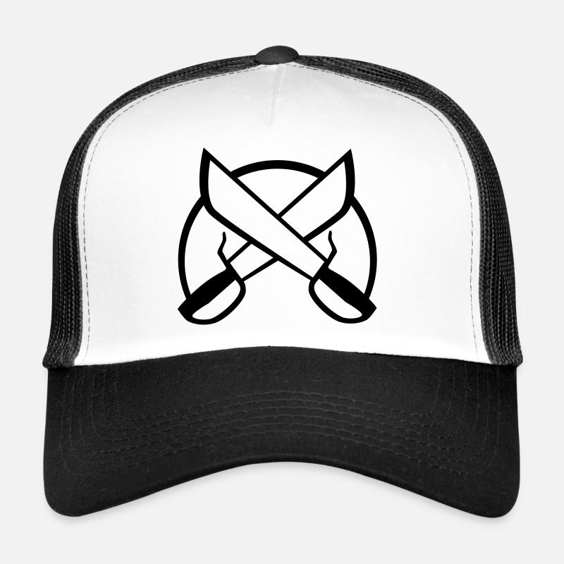 Wing Chun 1 - Trucker Cap - Weiß/Schwarz