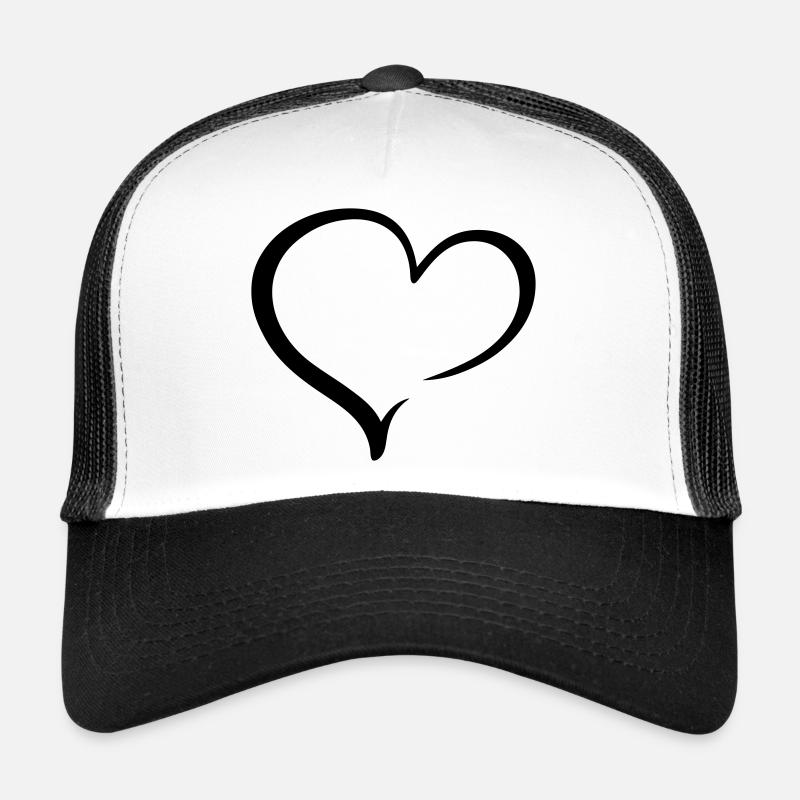 simple heart Trucker Cap