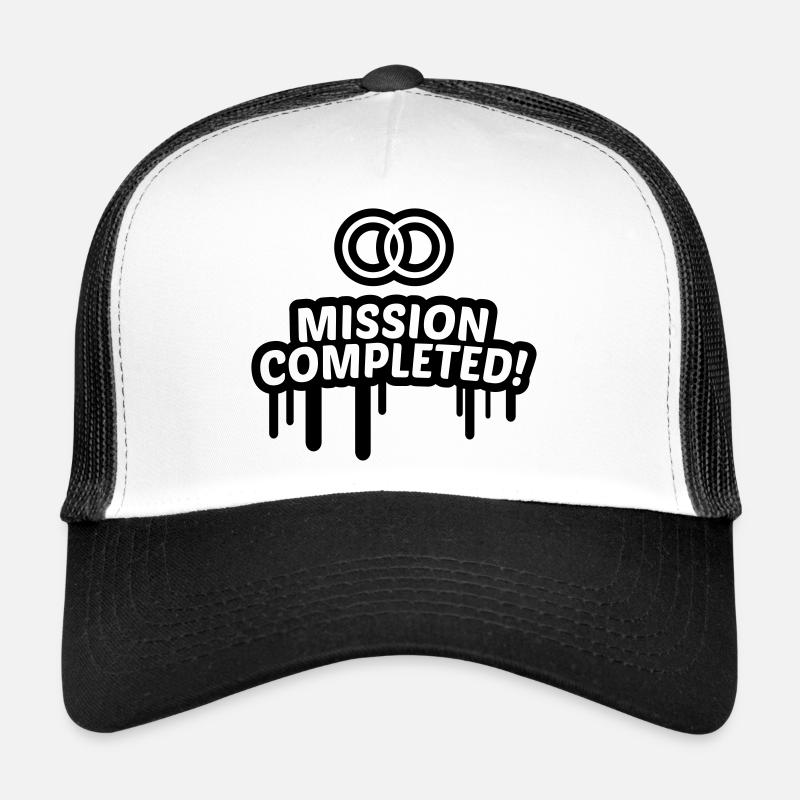 Mission marriage successfully met 1.3c. - Trucker Cap - white/black
