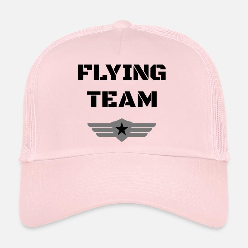 Flying team (Abzeichen, Flügel, Stern) Trucker Cap