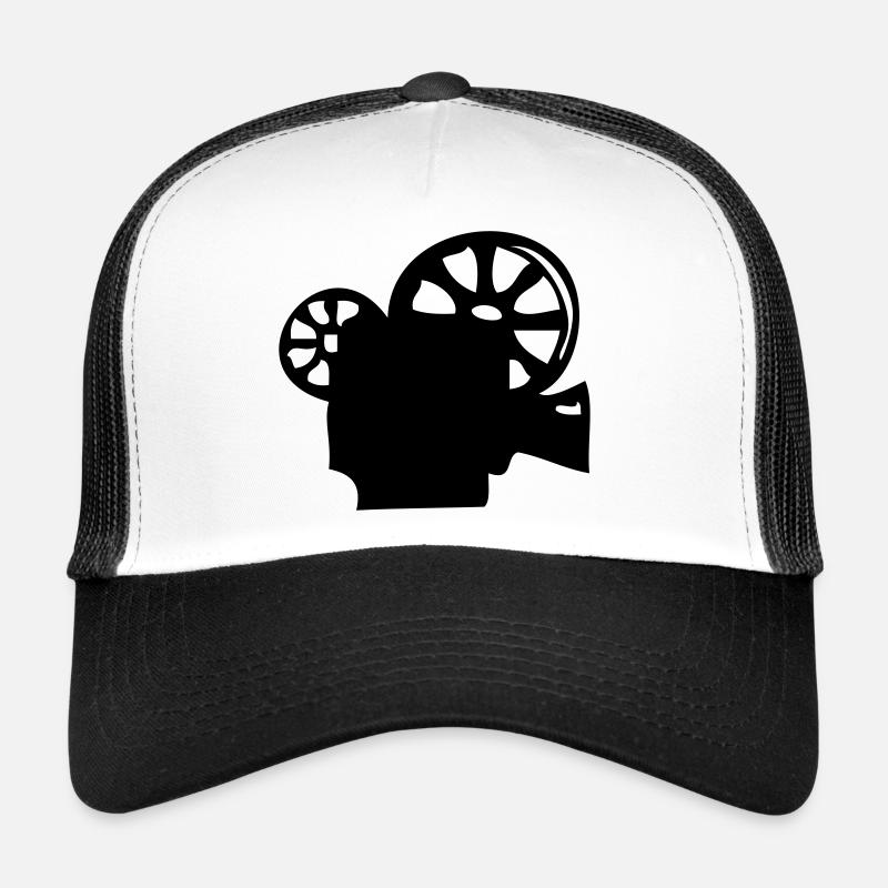 Scheinwerfer für Kino - Trucker Cap - Weiß/Schwarz