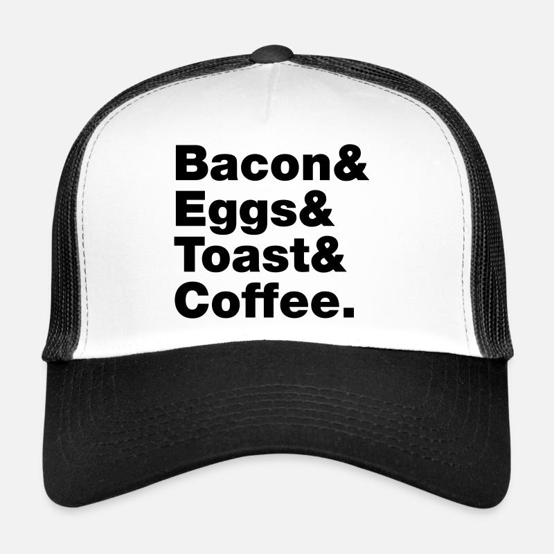 Breakfast (Bacon & Eggs & Toast & Coffee.) Trucker Cap