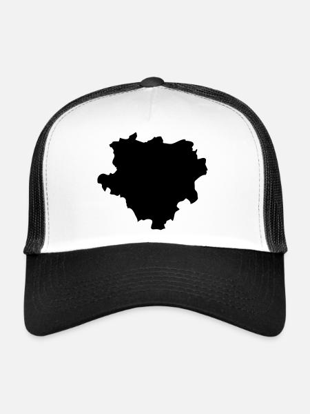 Dortmund Map Map 1 - Trucker Cap - white/black - Front