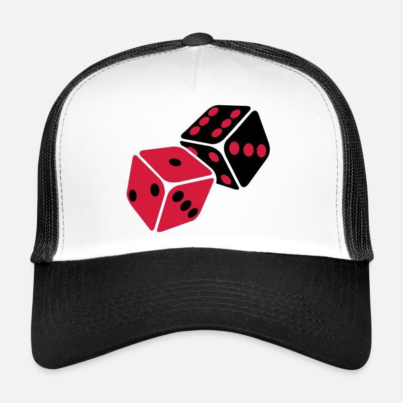 cube - Casquette trucker  - blanc/noir
