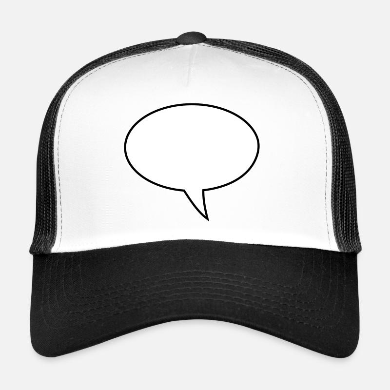 Sprechblase Design Rechts Trucker Cap