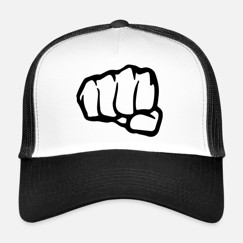 Faust - Trucker Cap - Weiß/Schwarz
