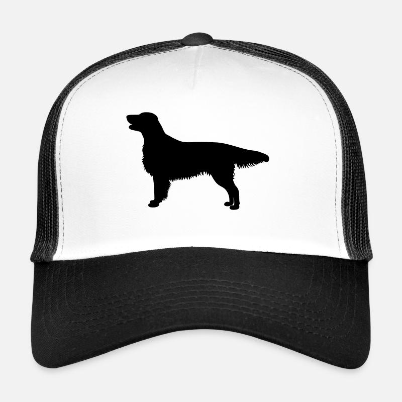 Flat Hündin - Trucker Cap - Weiß/Schwarz