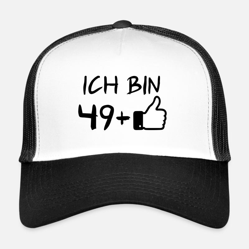 Ich bin 49+, 50. Geburtstag, 50er Trucker Cap