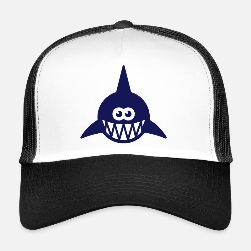 Le poisson montre des dents (requin / requin / poisson prédateur, 2C) Casquette trucker 