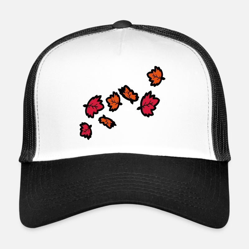 Autumn maple leaves Trucker Cap