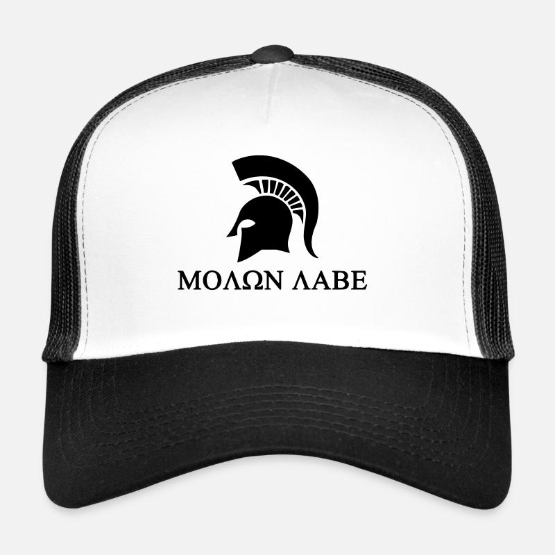 molon labe - Trucker Cap - Weiß/Schwarz