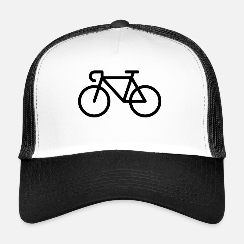 Bicyclette / Vélo De Course (Icone / Pictogramme) Casquette trucker 