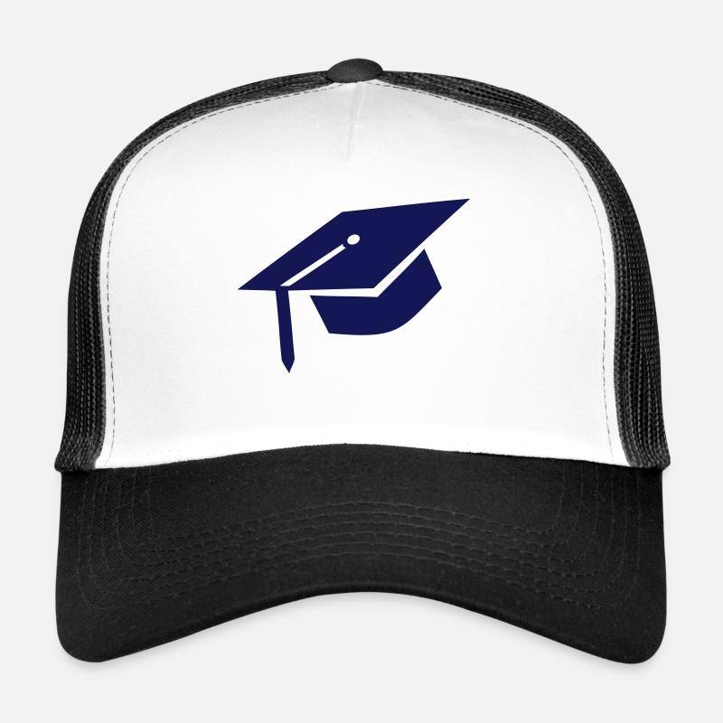 Doktorhut - Trucker Cap - Weiß/Schwarz