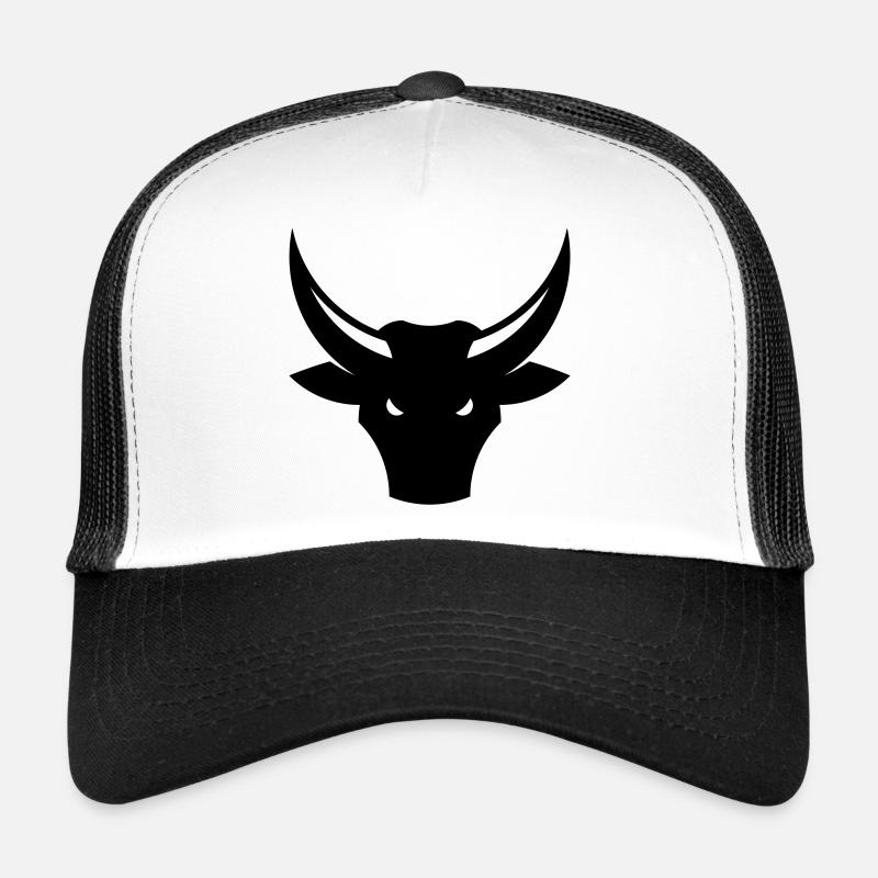Taureau / Taureau / Bœuf / Tête de taureau (1C) Casquette trucker 