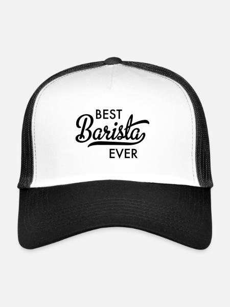 Barista - Casquette trucker - blanc/noir
