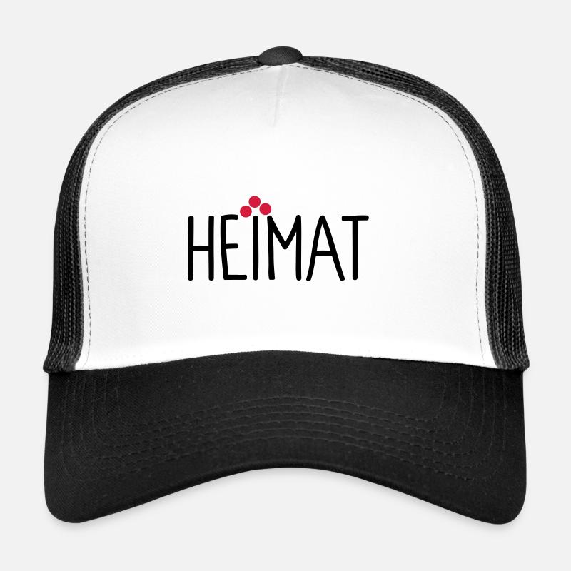 Heimat - Trucker Cap - Weiß/Schwarz