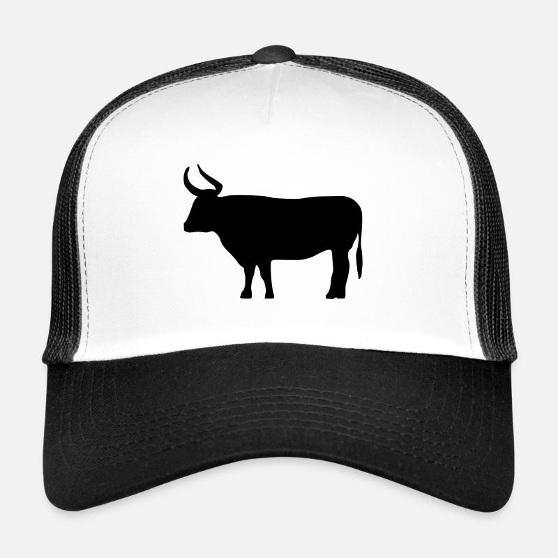 Stier - Trucker Cap - Weiß/Schwarz