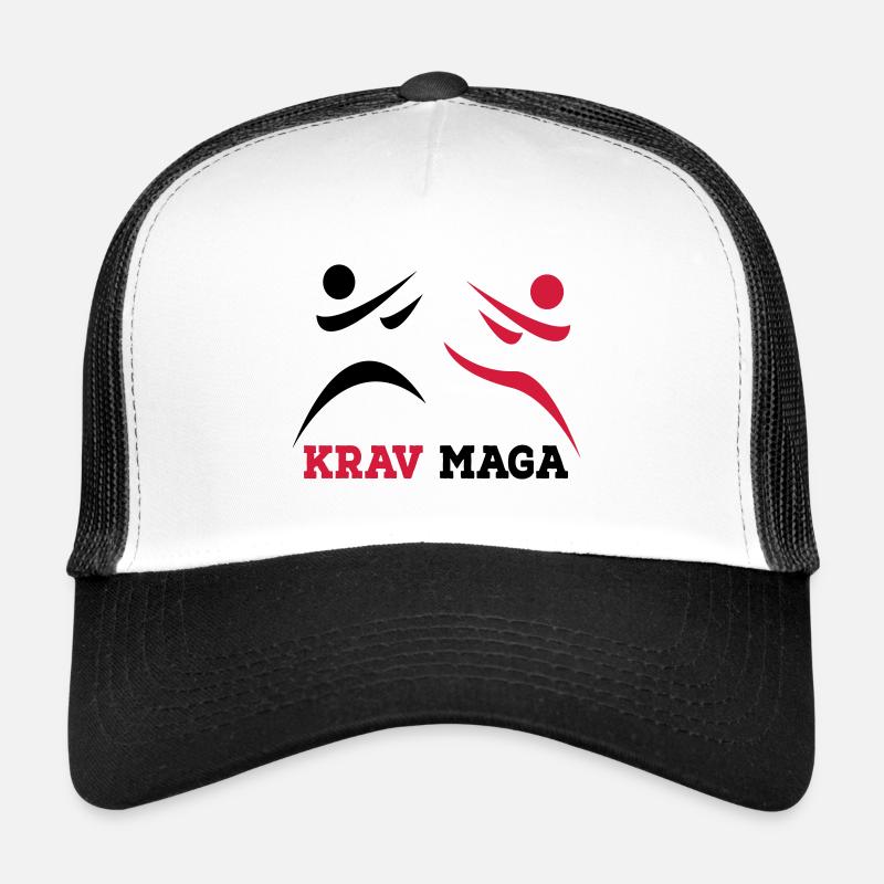 Krav Maga - Trucker Cap - Weiß/Schwarz